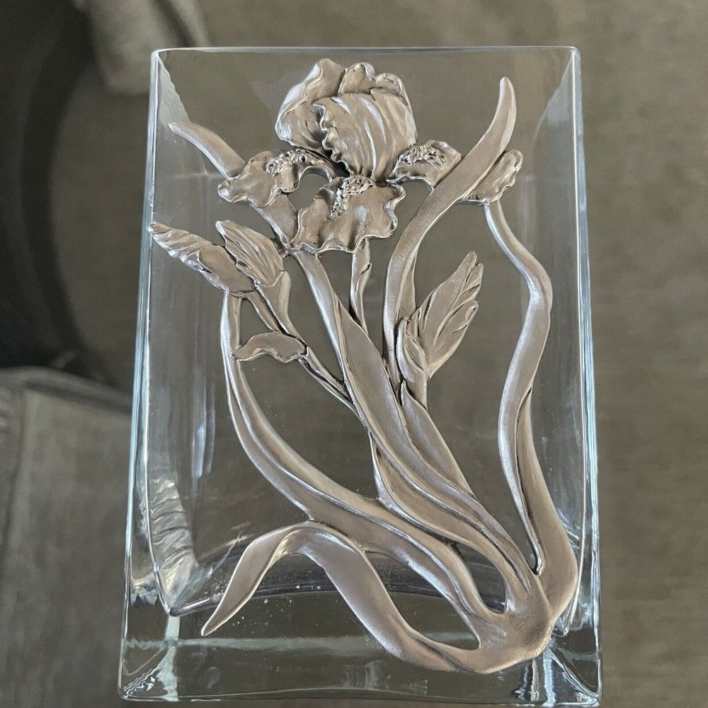 Pasabahce Turkish Floral‎ Glass Vase